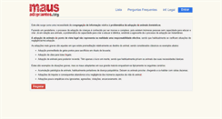 Desktop Screenshot of mausadoptantes.org