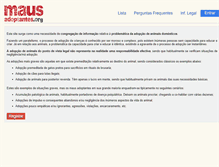 Tablet Screenshot of mausadoptantes.org